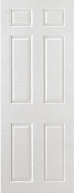 Internal White Primed Smooth 6P FD30 44mm Fire Door
